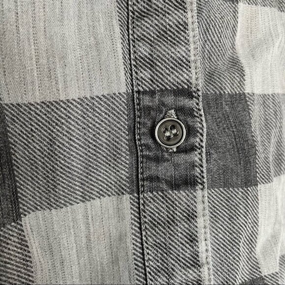 Soft Surroundings Gray Plaid Trieste Tunic Shirt - Picture 5 of 9